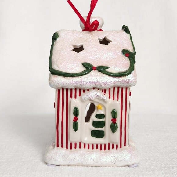 Blue Sky Clayworks x Hello Kitty Christmas Tealight House Warmest Wishes - New - Picture 4 of 6